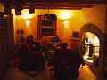 The low-lit sitting room is a ideal place for the end of the day
