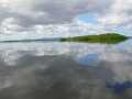 Lough Corrib under dark clouds