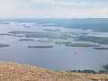 View from Mount Gable to Lough Corrib with its 365 islands